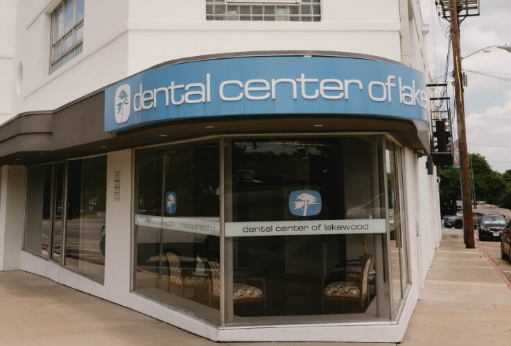High tech dental exam room