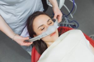 patient finding out what it’s like to be under dental sedation